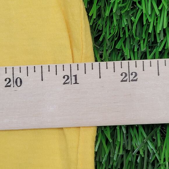 Vintage 90s Paradise-Island Shirt Large 21x27 Yellow - Picture 11 of 12